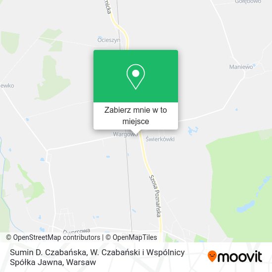 Mapa Sumin D. Czabańska, W. Czabański i Wspólnicy Spółka Jawna