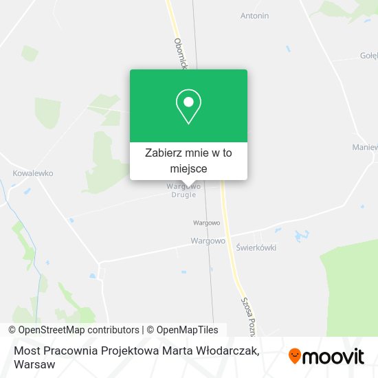 Mapa Most Pracownia Projektowa Marta Włodarczak