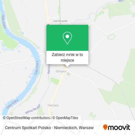 Mapa Centrum Spotkań Polsko - Niemieckich