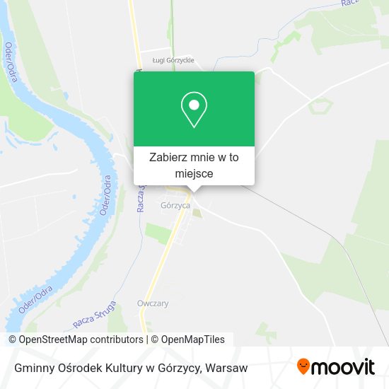 Mapa Gminny Ośrodek Kultury w Górzycy