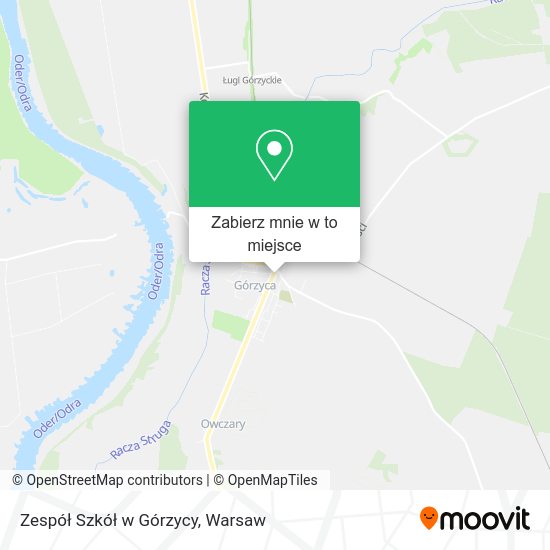 Mapa Zespół Szkół w Górzycy