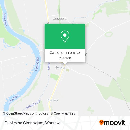 Mapa Publiczne Gimnazjum