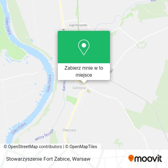 Mapa Stowarzyszenie Fort Żabice