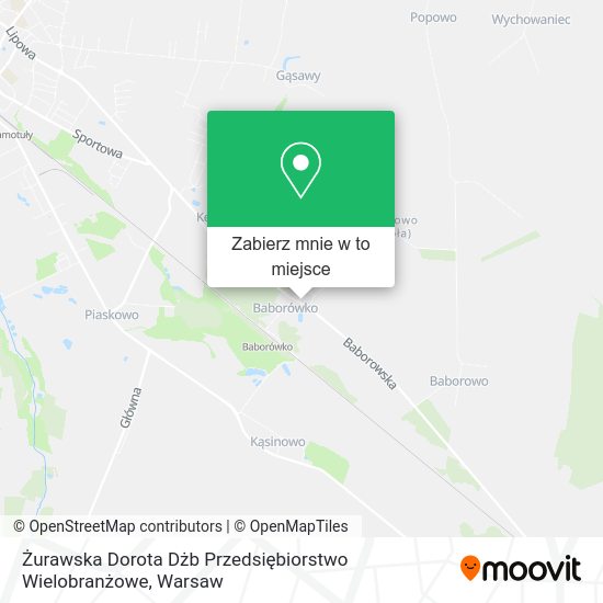 Mapa Żurawska Dorota Dżb Przedsiębiorstwo Wielobranżowe