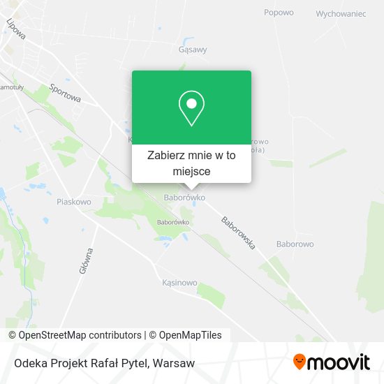 Mapa Odeka Projekt Rafał Pytel