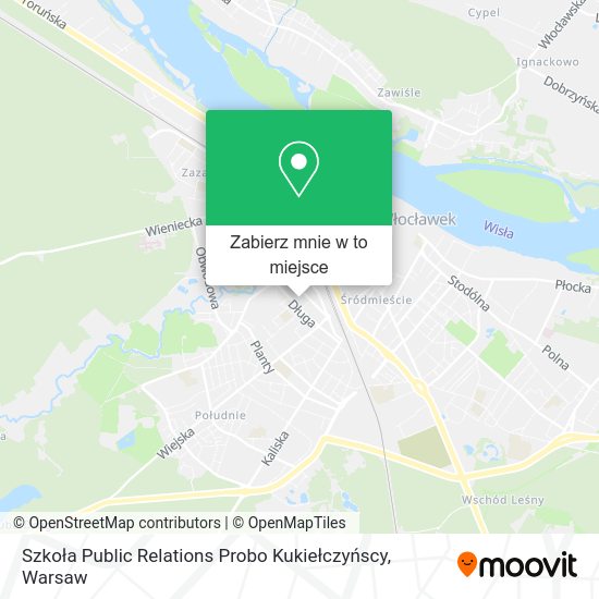 Mapa Szkoła Public Relations Probo Kukiełczyńscy