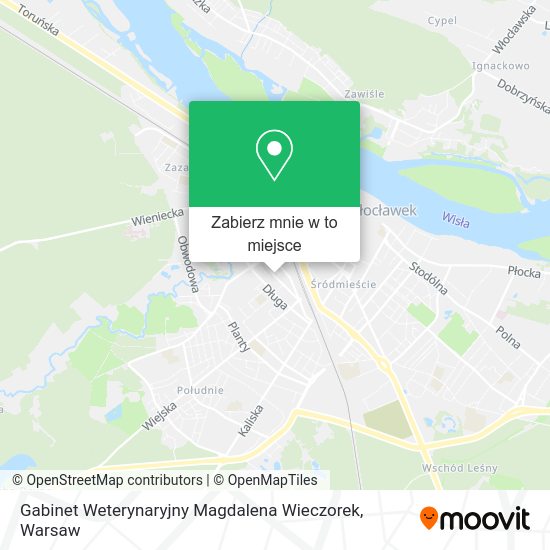 Mapa Gabinet Weterynaryjny Magdalena Wieczorek