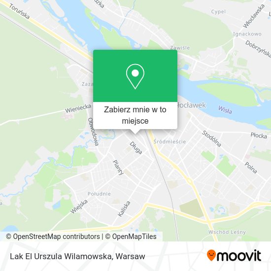 Mapa Lak El Urszula Wilamowska