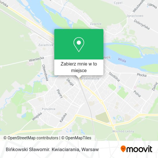 Mapa Bińkowski Sławomir. Kwiaciarania