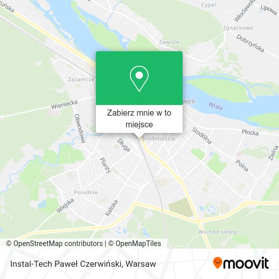 Mapa Instal-Tech Paweł Czerwiński