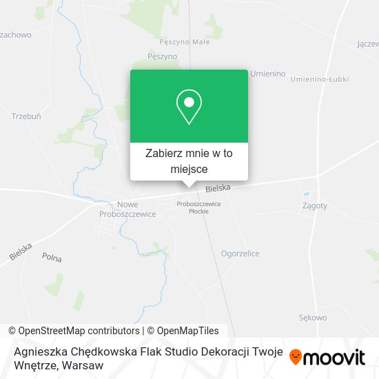 Mapa Agnieszka Chędkowska Flak Studio Dekoracji Twoje Wnętrze