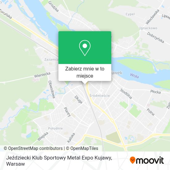 Mapa Jeździecki Klub Sportowy Metal Expo Kujawy