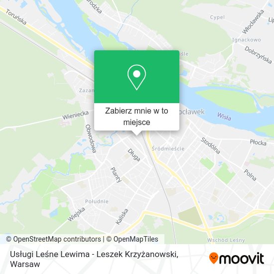 Mapa Usługi Leśne Lewima - Leszek Krzyżanowski