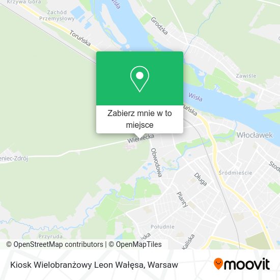 Mapa Kiosk Wielobranżowy Leon Wałęsa