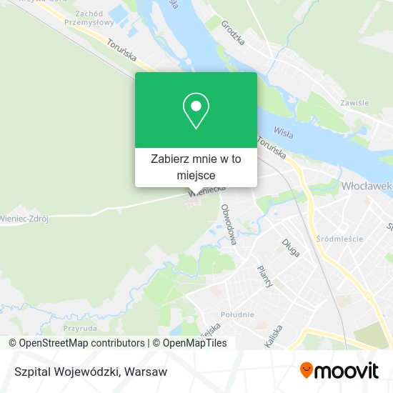 Mapa Szpital Wojewódzki