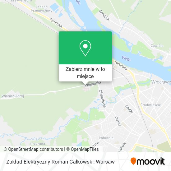 Mapa Zakład Elektryczny Roman Całkowski
