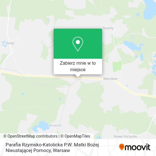 Mapa Parafia Rzymsko-Katolicka P.W. Matki Bożej Nieustającej Pomocy