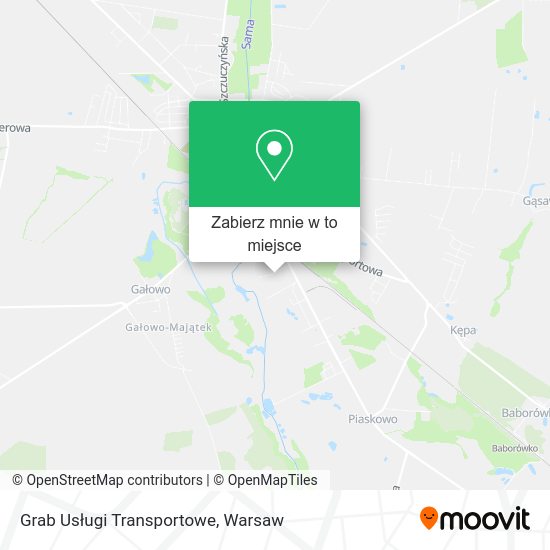 Mapa Grab Usługi Transportowe