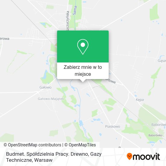 Mapa Budmet. Spółdzielnia Pracy. Drewno, Gazy Techniczne