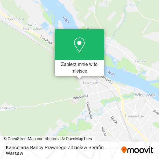 Mapa Kancelaria Radcy Prawnego Zdzisław Serafin