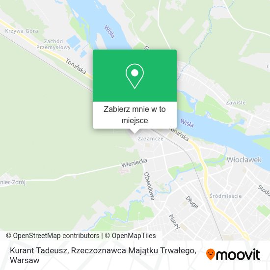 Mapa Kurant Tadeusz, Rzeczoznawca Majątku Trwałego