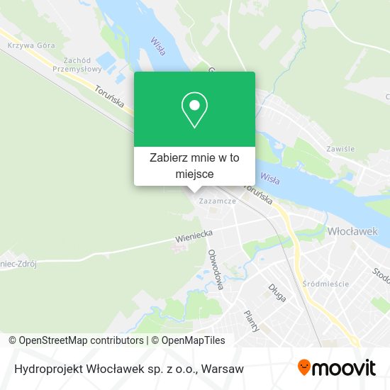 Mapa Hydroprojekt Włocławek sp. z o.o.