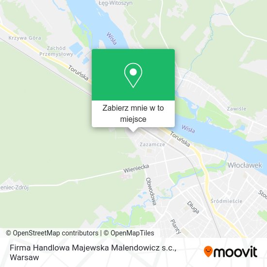 Mapa Firma Handlowa Majewska Malendowicz s.c.