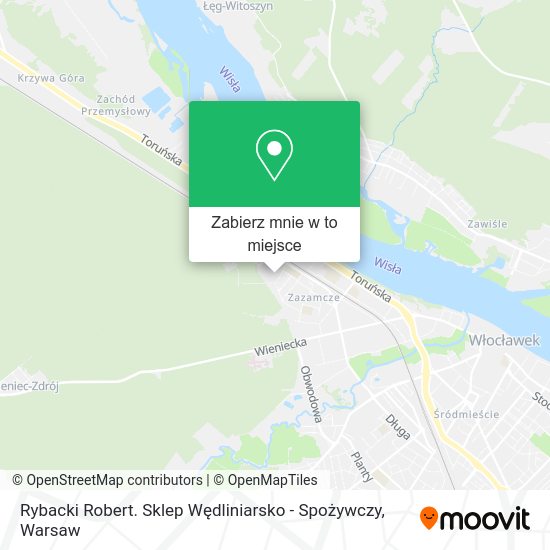 Mapa Rybacki Robert. Sklep Wędliniarsko - Spożywczy