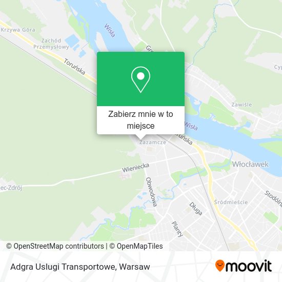 Mapa Adgra Uslugi Transportowe