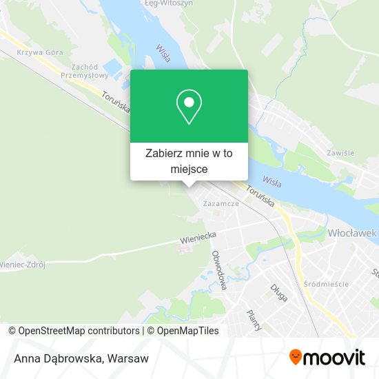 Mapa Anna Dąbrowska