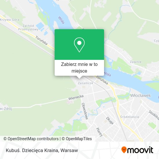 Mapa Kubuś. Dziecięca Kraina