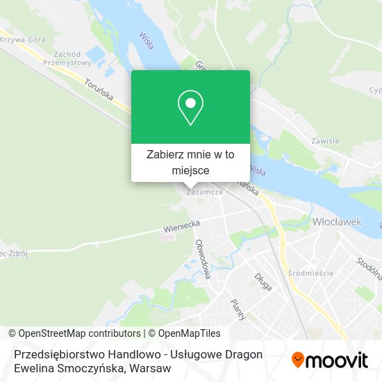 Mapa Przedsiębiorstwo Handlowo - Usługowe Dragon Ewelina Smoczyńska