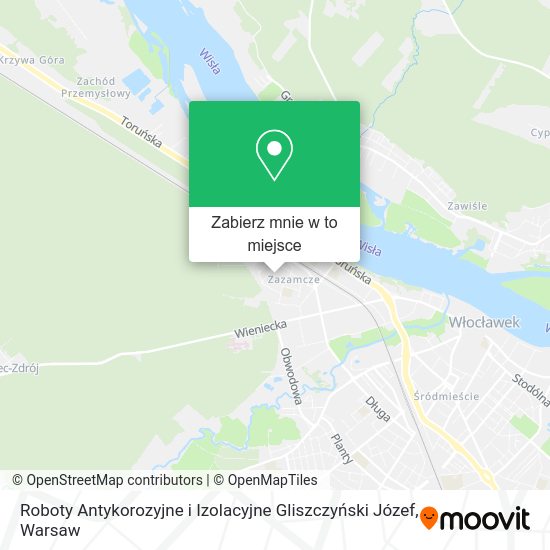 Mapa Roboty Antykorozyjne i Izolacyjne Gliszczyński Józef