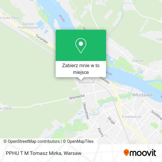 Mapa PPHU T M Tomasz Mirka