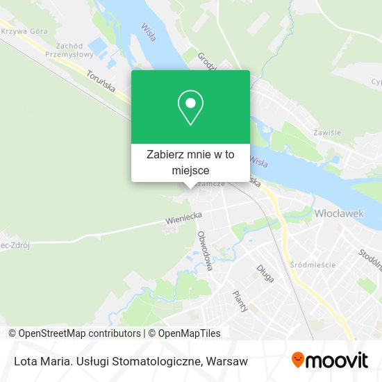 Mapa Lota Maria. Usługi Stomatologiczne