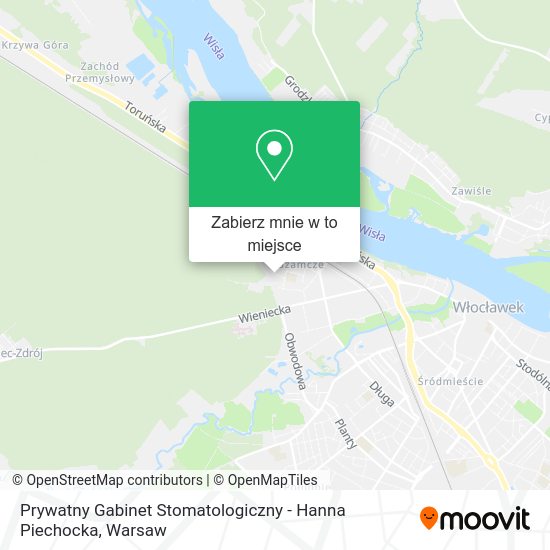 Mapa Prywatny Gabinet Stomatologiczny - Hanna Piechocka