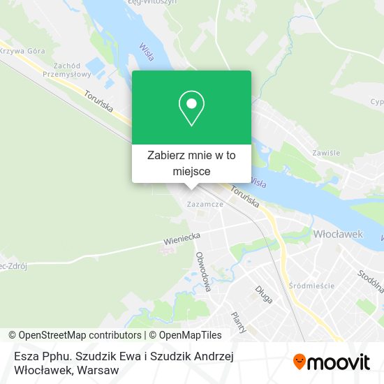 Mapa Esza Pphu. Szudzik Ewa i Szudzik Andrzej Włocławek