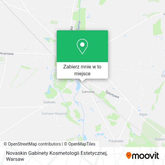 Mapa Novaskin Gabinety Kosmetologii Estetycznej