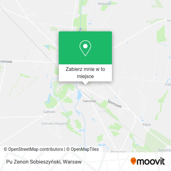 Mapa Pu Zenon Sobieszyński