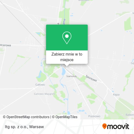 Mapa Itg sp. z o.o.
