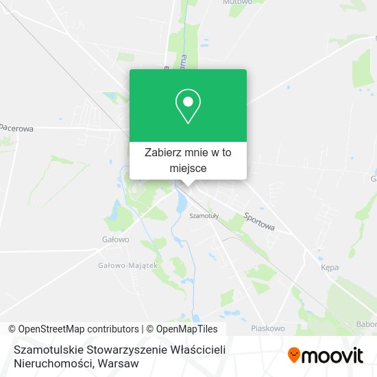 Mapa Szamotulskie Stowarzyszenie Właścicieli Nieruchomości