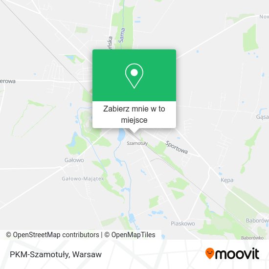 Mapa PKM-Szamotuły