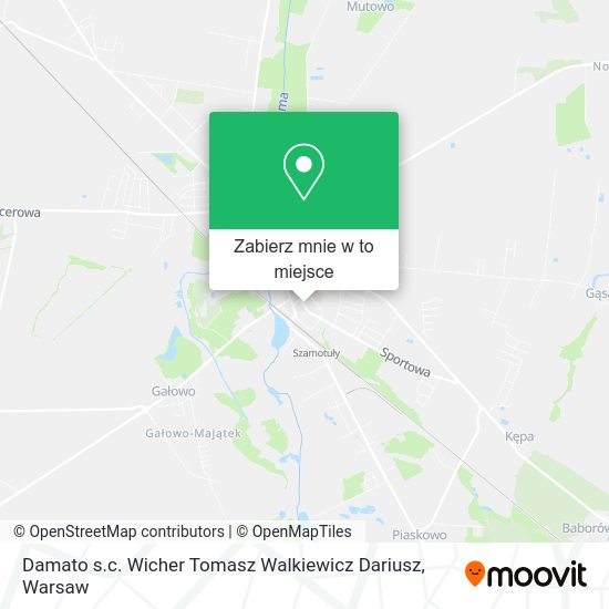 Mapa Damato s.c. Wicher Tomasz Walkiewicz Dariusz