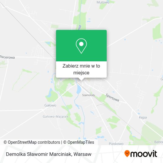 Mapa Demolka Sławomir Marciniak