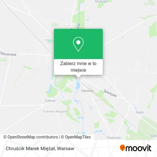 Mapa Chruścik Marek Miężał