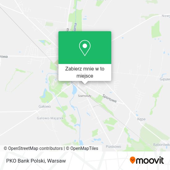 Mapa PKO Bank Polski