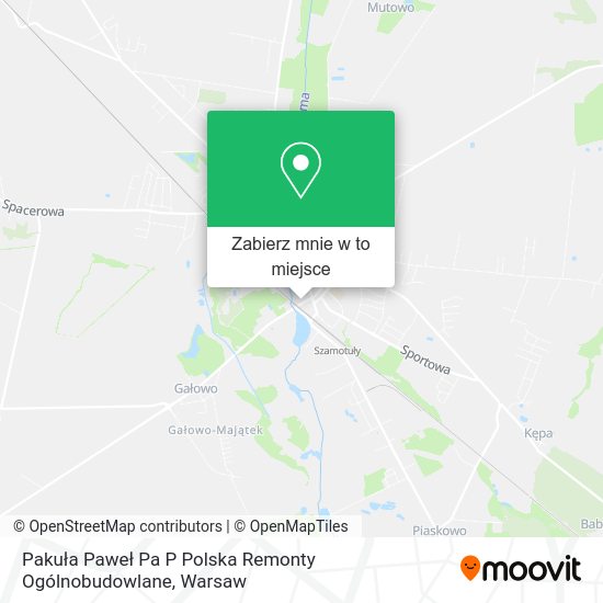 Mapa Pakuła Paweł Pa P Polska Remonty Ogólnobudowlane