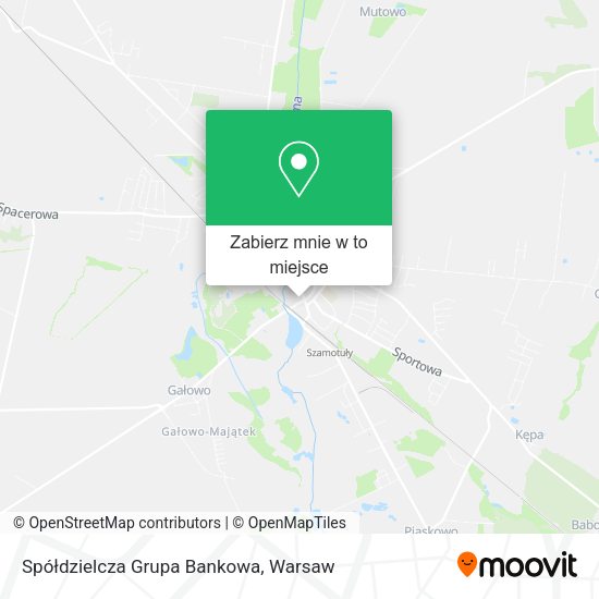 Mapa Spółdzielcza Grupa Bankowa