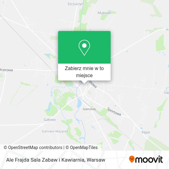 Mapa Ale Frajda Sala Zabaw i Kawiarnia