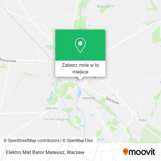 Mapa Elektro Mat Bator Mateusz